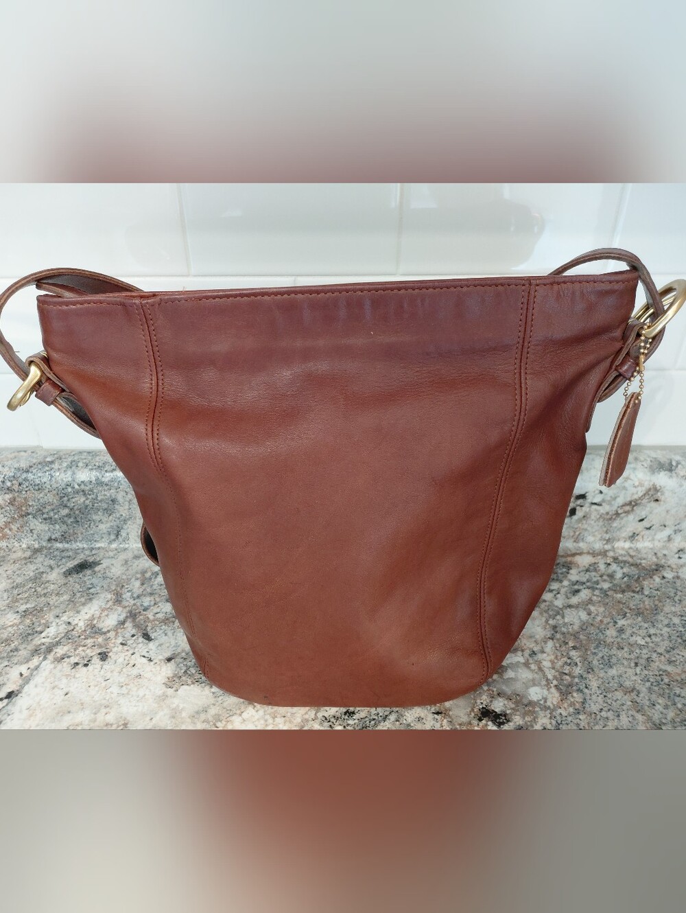Coach Brown Leather Monterey Hobo with Gold Hardware ****Read**** - Picture 3 of 15